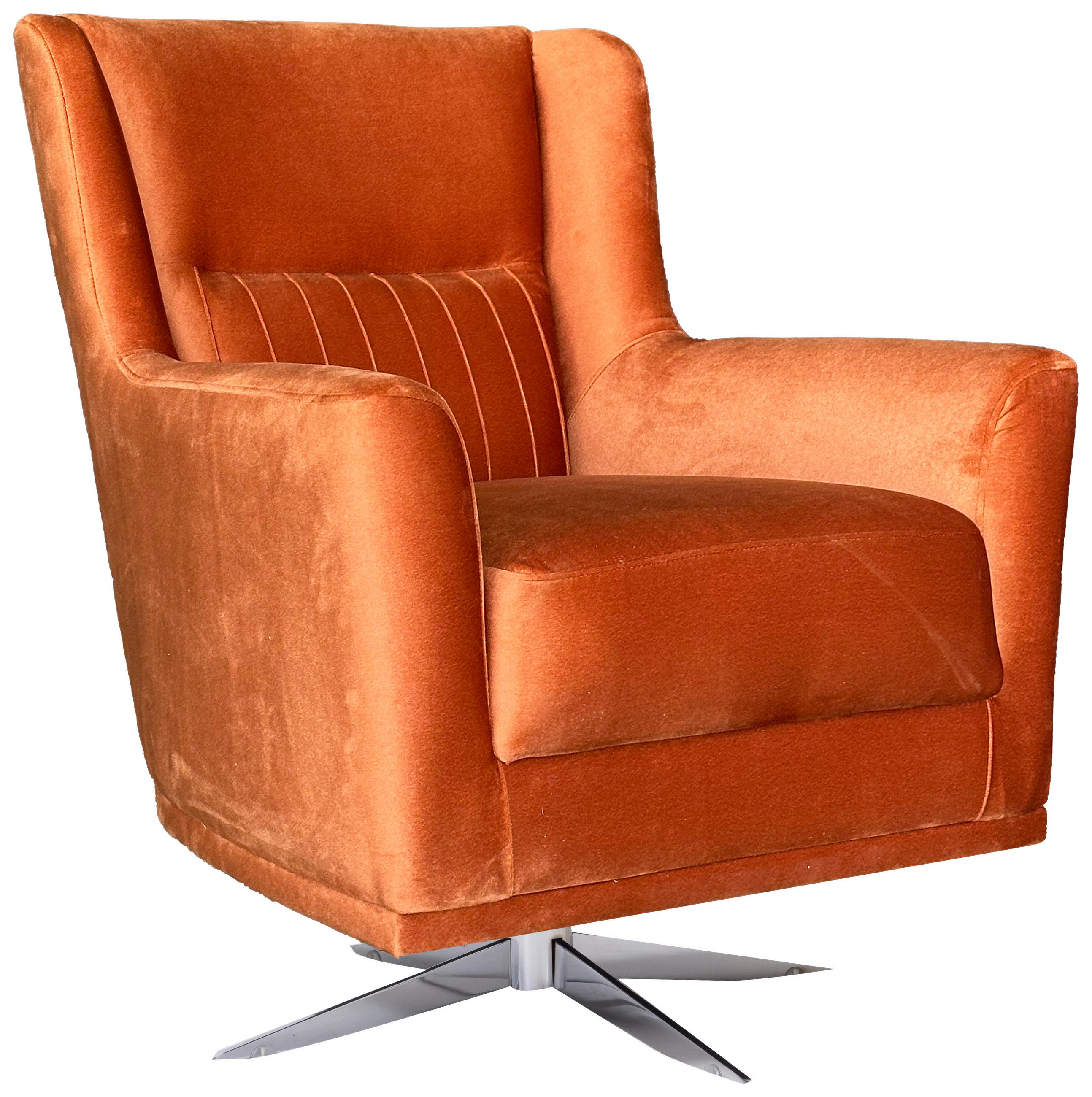 SESSEL Velours Bronzefarben    - Chromfarben/Bronzefarben, Design, Textil/Metall (70/96/75cm) - Livetastic