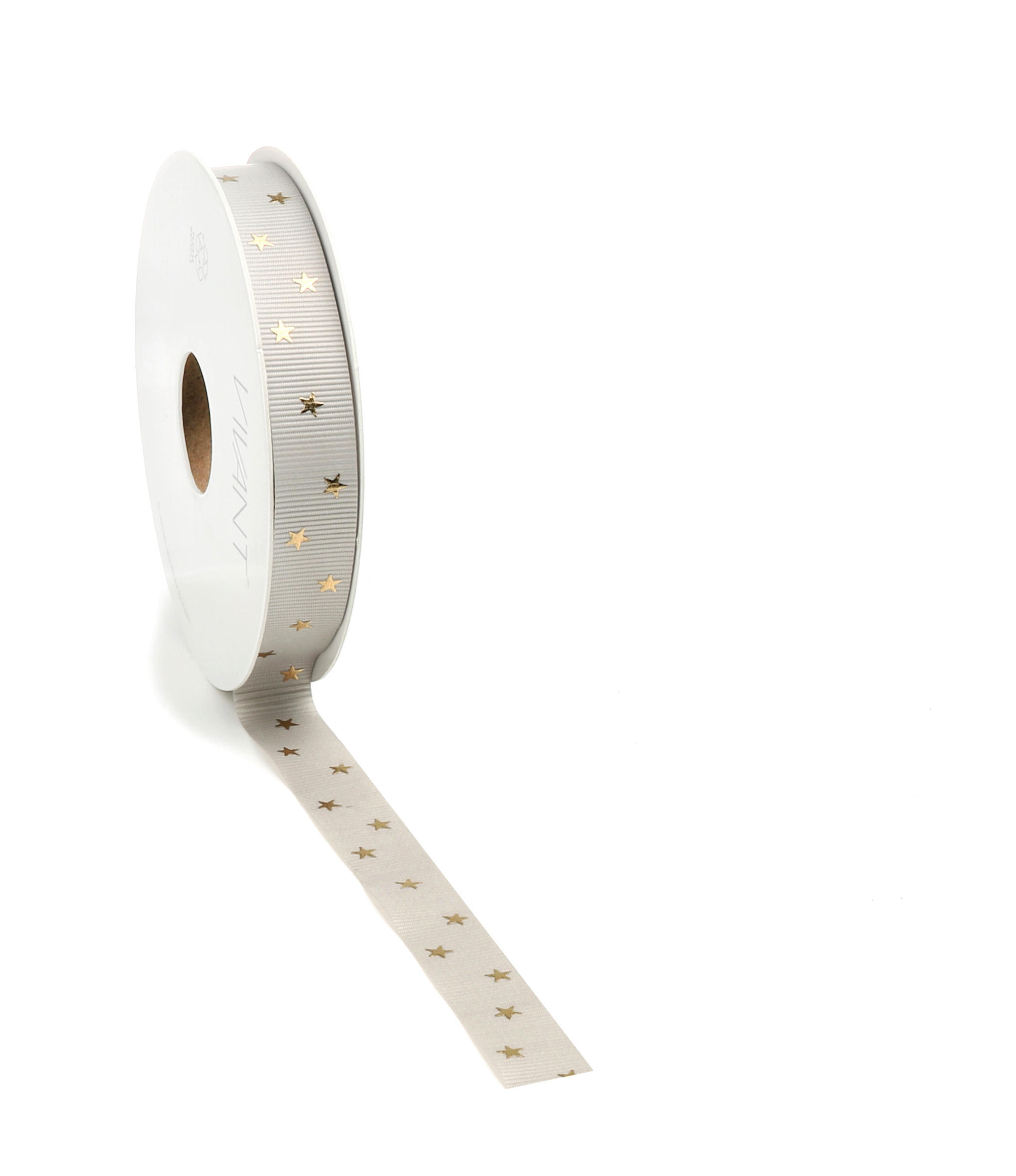 GESCHENKBAND  - Taupe, Basics, Textil (1,5/500cm)