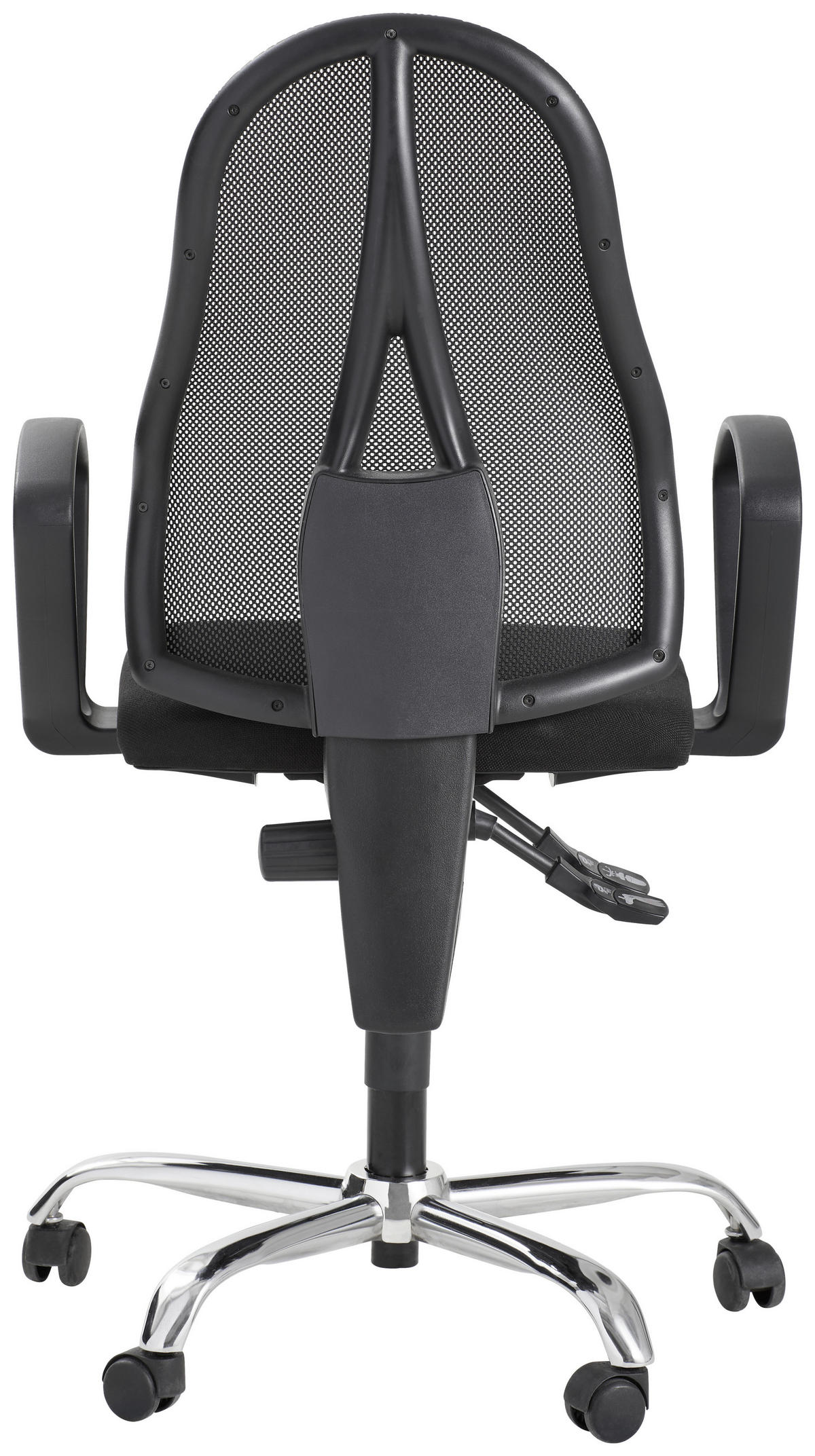 DREHSTUHL Schwarz  - Schwarz, Design, Kunststoff/Metall (48/103-111/48cm) - Topstar