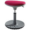 BÜROHOCKER   Brombeere, Grau  - Brombeere/Grau, Design, Kunststoff/Textil (38/48/27,5cm) - Paidi