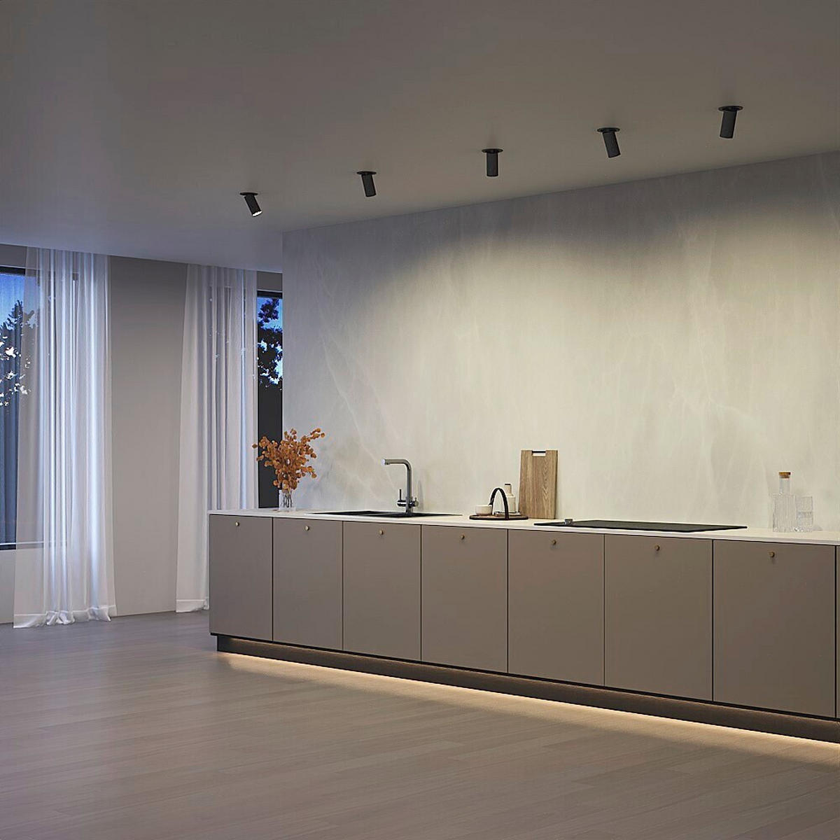 TAKLAMPA Ceiling 5,4/14,1 cm  - svart, Design, metall (5,4/14,1cm) - MAYTONI