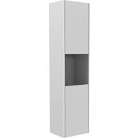 MIDISCHRANK 40/132/30 cm  - Weiß, MODERN, Glas/Holzwerkstoff (40/132/30cm) - MID.YOU