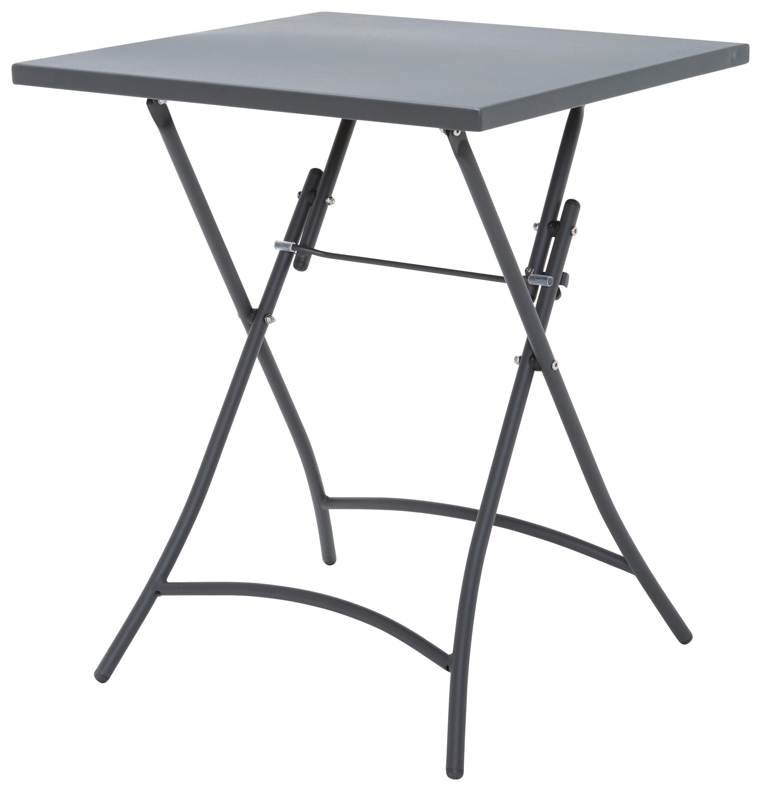 HOPFÄLLBART UTEBORD metall nej kvadratisk  - antracit, Klassisk, metall (60/60/72cm) - Best Price
