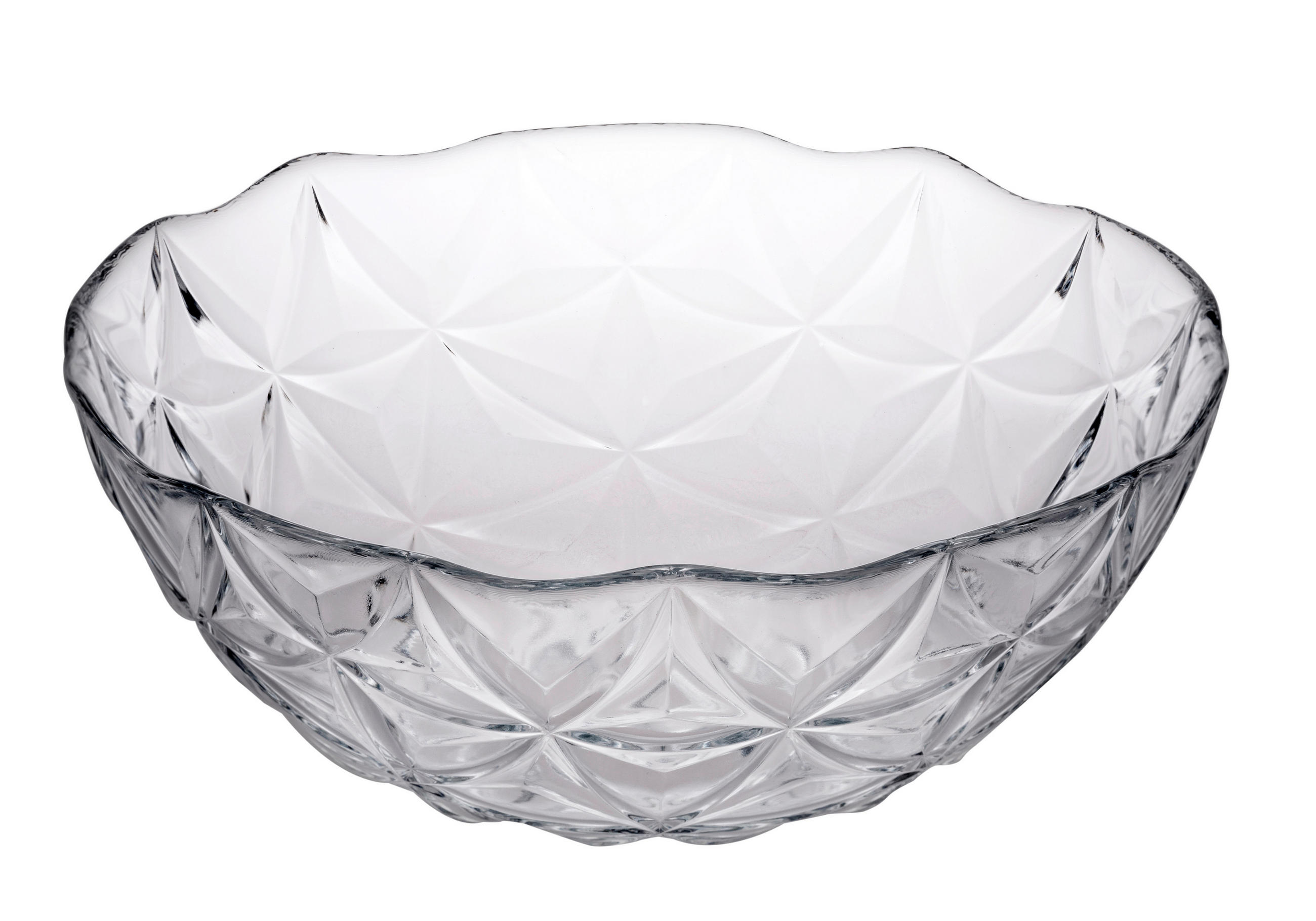 SCHÜSSEL Estrella  - Transparent, LIFESTYLE, Glas (24/9/24cm) - Homeware
