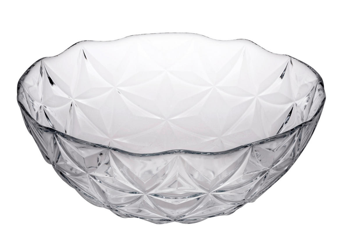 SCHÜSSEL Estrella  - Transparent, LIFESTYLE, Glas (24/9/24cm) - Homeware