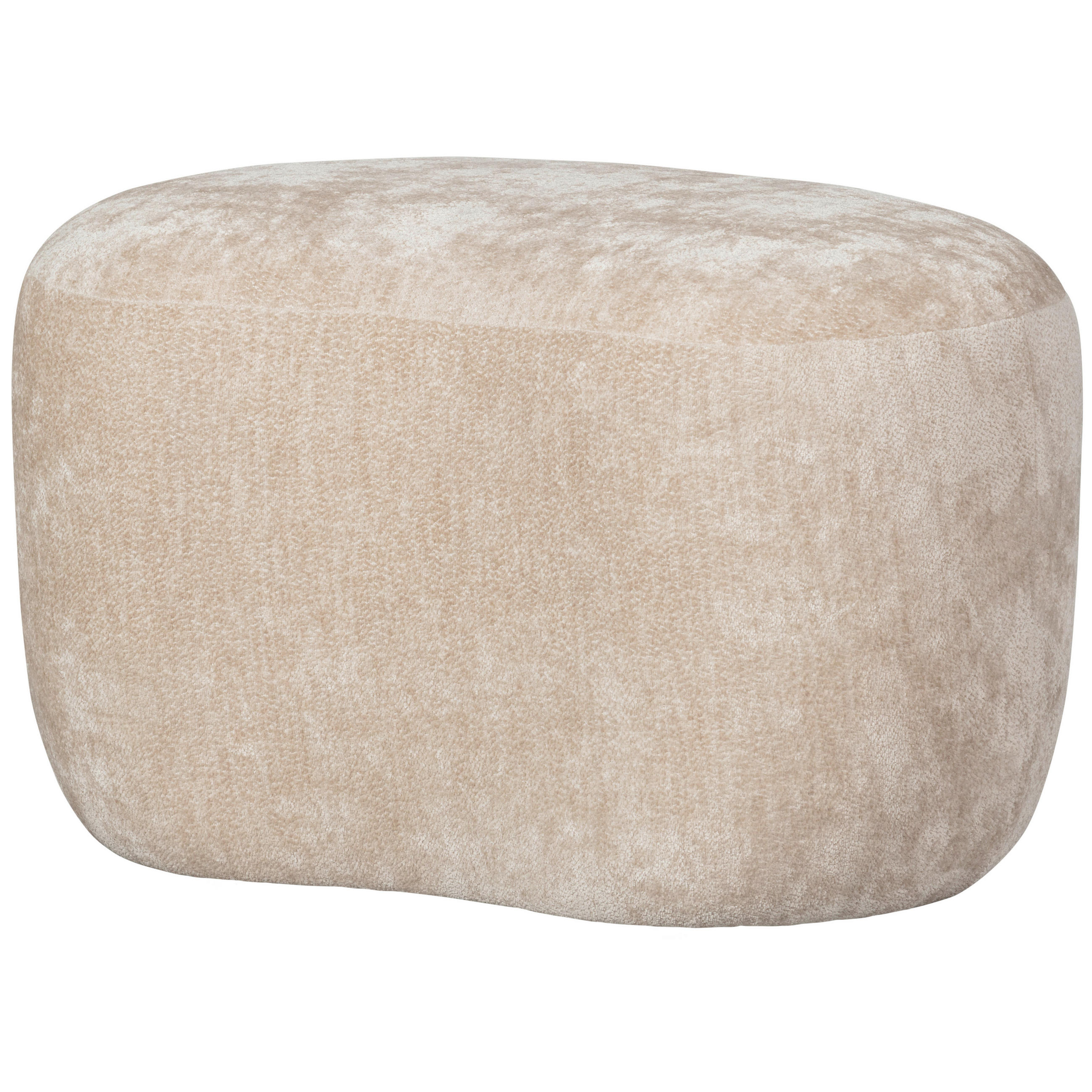 HOCKER in Textil Naturfarben  - Naturfarben, Design, Textil (73/43/51cm) - Livetastic