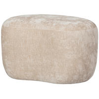 HOCKER Chenille Naturfarben  - Naturfarben, Design, Textil (73/43/51cm) - Livetastic