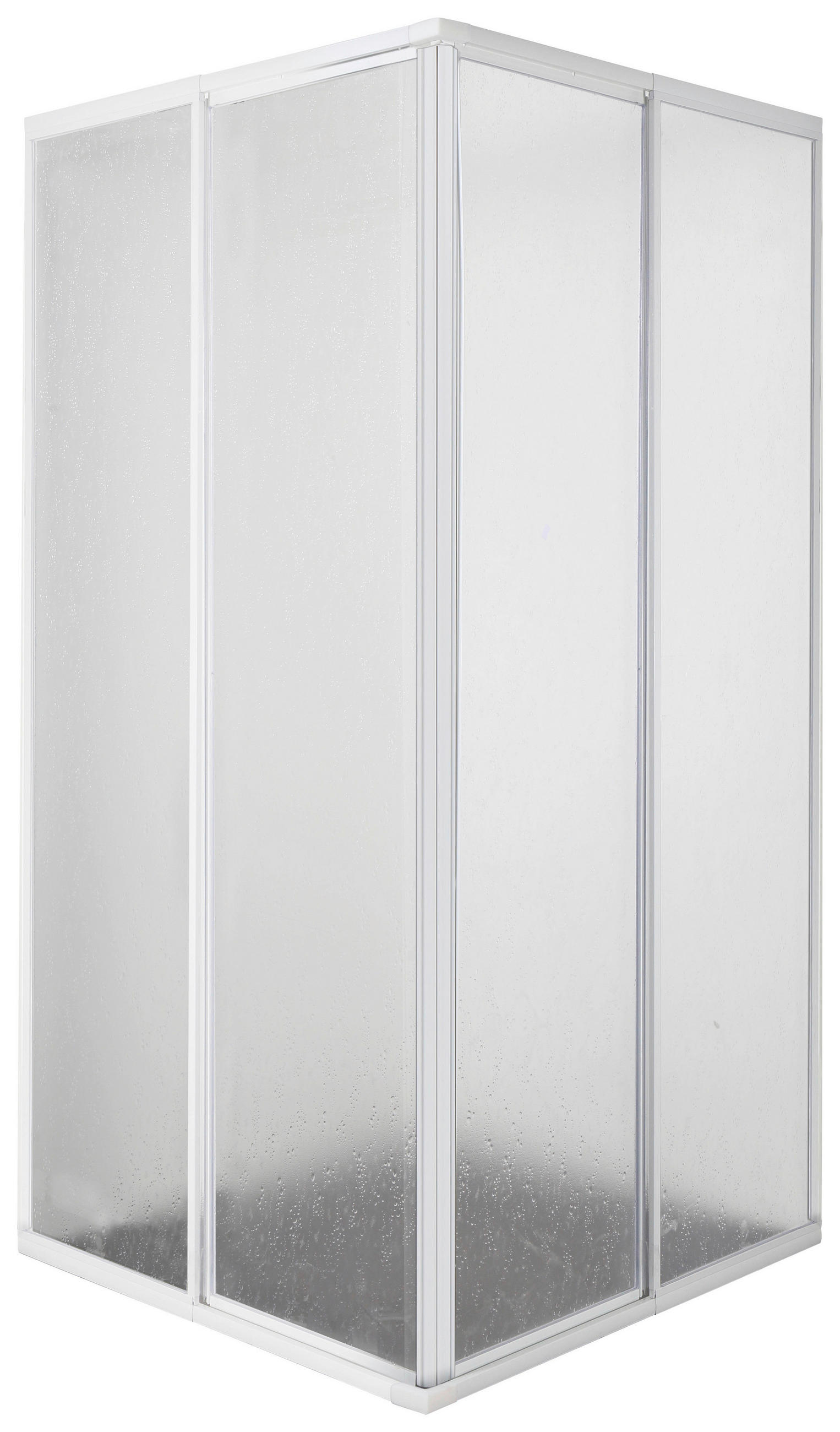 SPRCHOVÝ KÚT, biela, 88/185/88 cm - biela, Modern, plast (88/185/88cm)