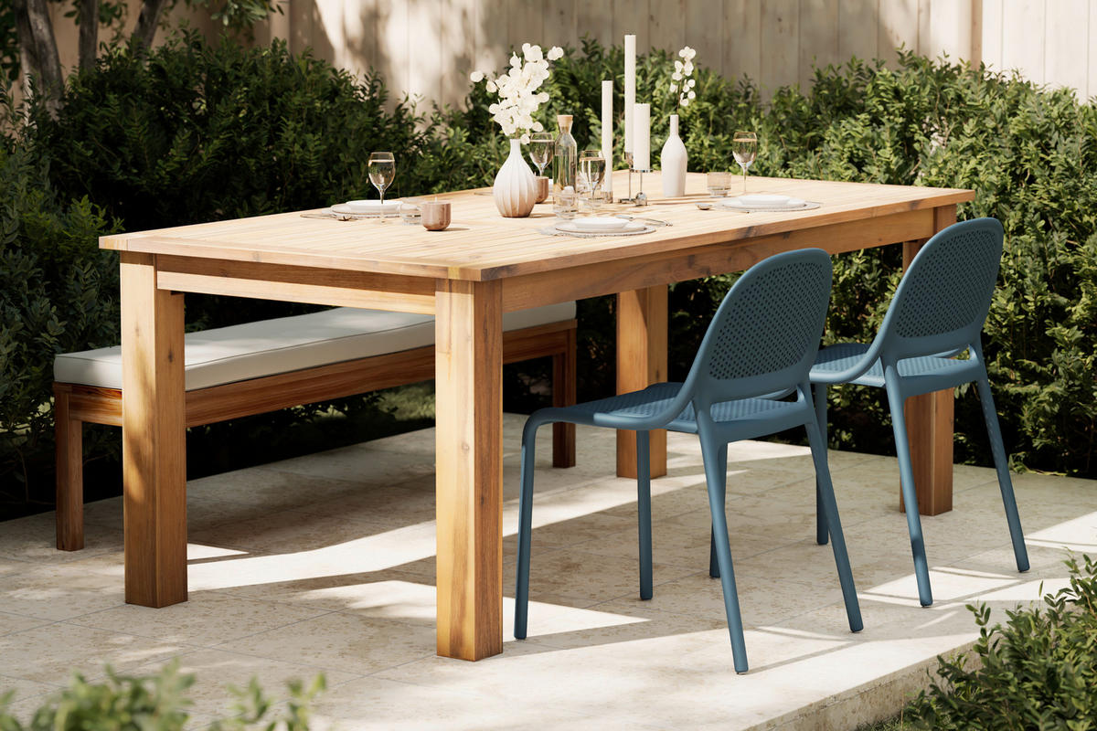 ZAHRADNÍ ŽIDLE, plast - modrá, Moderní, plast (50/81/55cm) - Ambia Garden