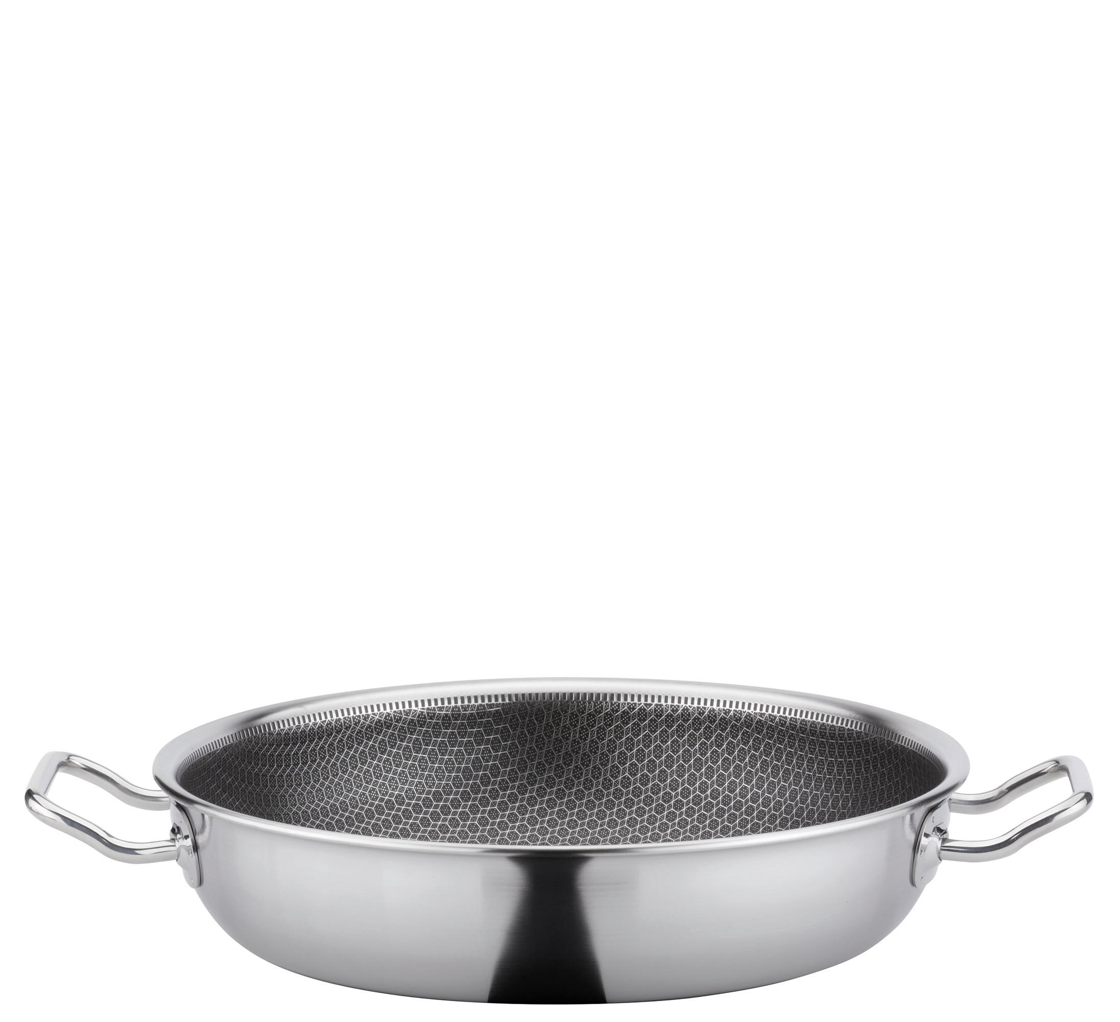 PÁNEV NA SMAŽENÍ  nepřilnavý povrch ILAG®  24 cm  - barvy stříbra, Basics, kov (24cm) - Spring