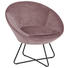 SESSEL in Textil Rosa - Schwarz/Rosa, Trend, Textil/Metall (82,0/79,0/72,5cm) - Carryhome SESSEL in Textil Rosa - Schwarz/Rosa, Trend, Textil/Metall (82,0/79,0/72,5cm) - Carryhome
