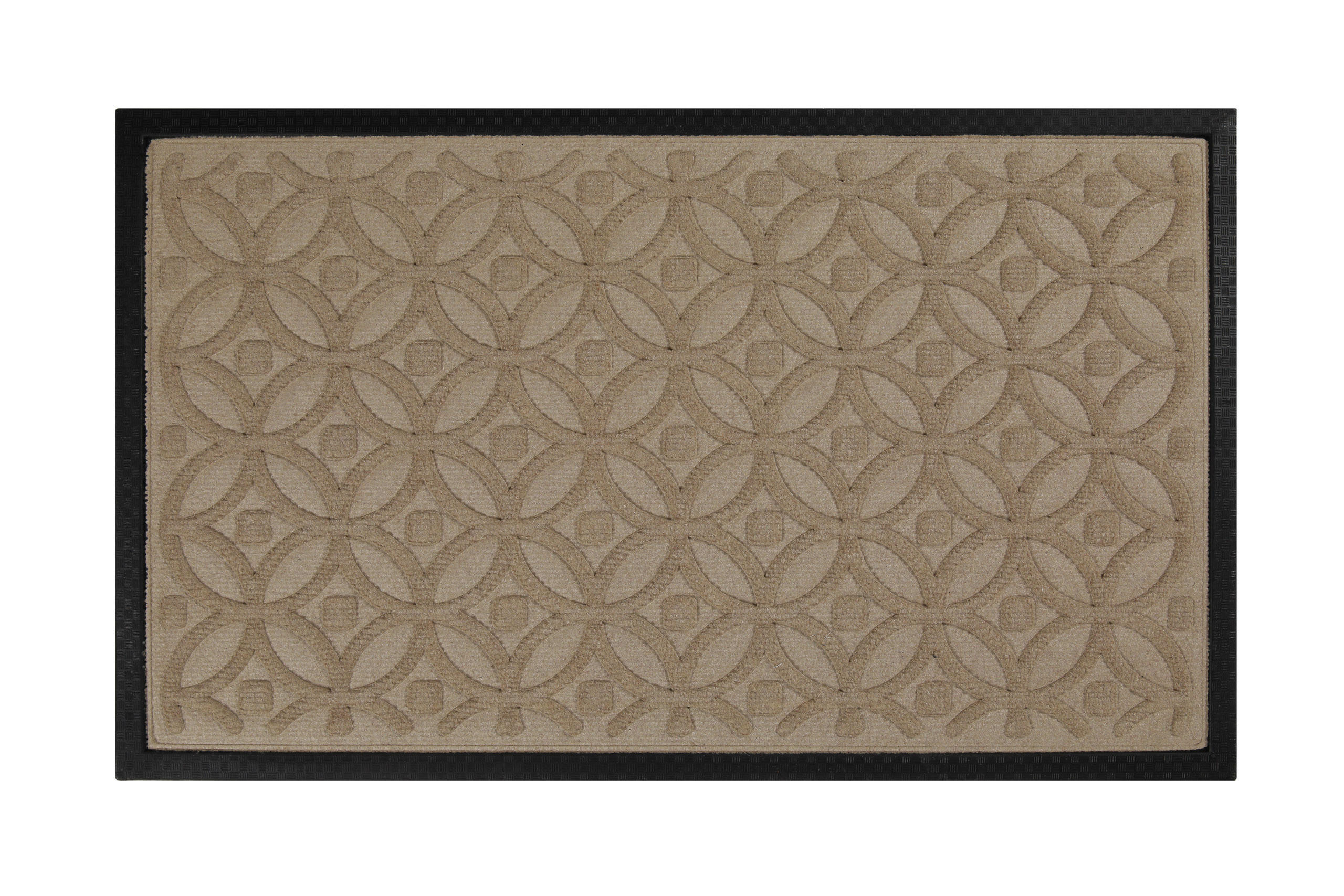 FUßMATTE 60/90 cm Midnight Mosaic  - Ecru, KONVENTIONELL, Kunststoff/Textil (60/90cm) - WECON HOME