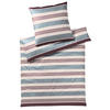 BETTWÄSCHE Covered Comfort Makosatin 135/200 cm  - Weinrot/Grau, Basics, Textil (135/200cm) - Yes for bed