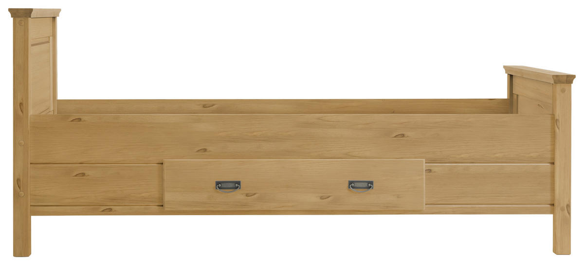 BETT 90/200 cm  in Laugenfarbig  - Laugenfarbig, ROMANTIK / LANDHAUS, Holz (90/200cm) - Boxxx