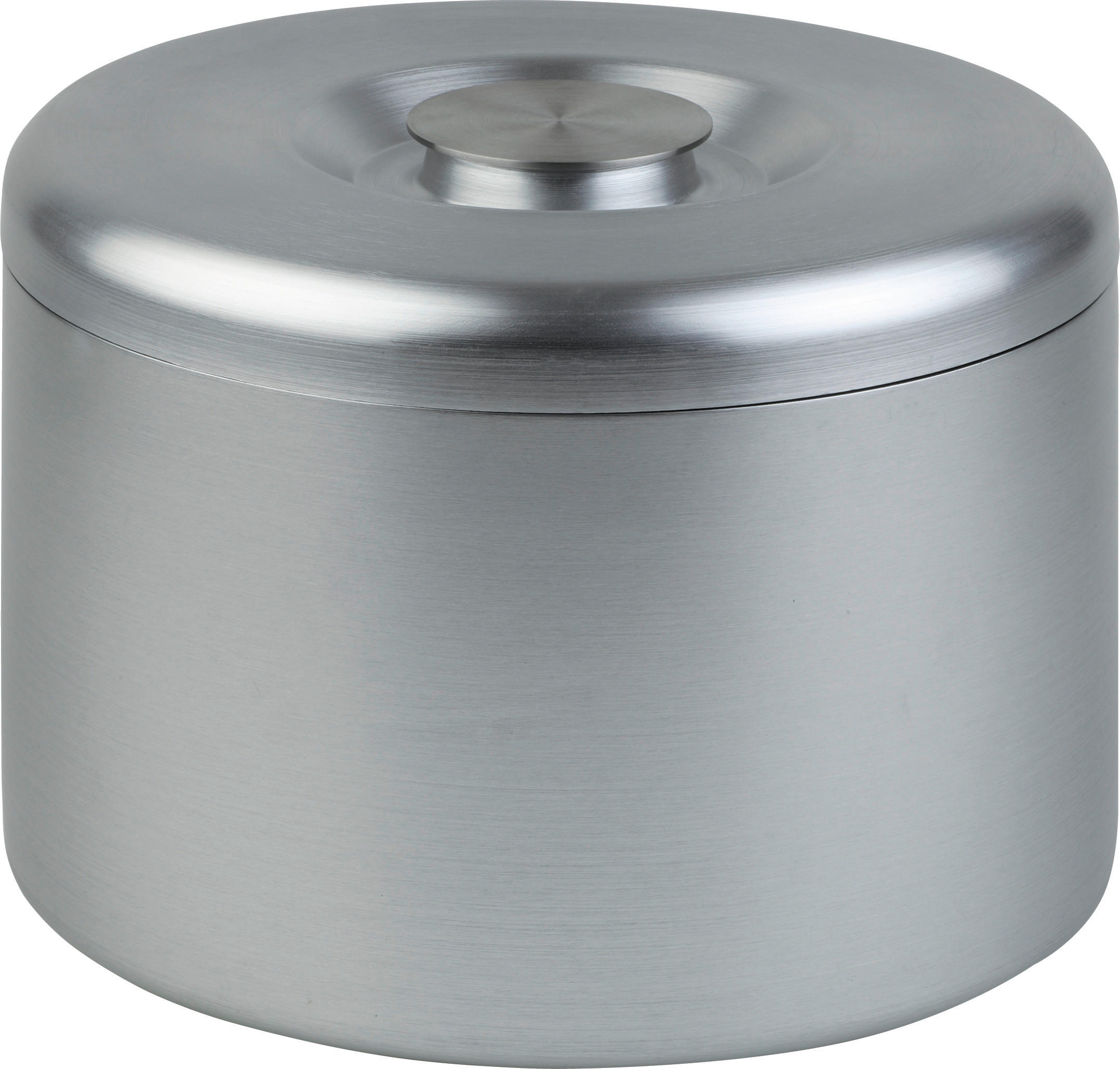 EISEIMER - Seidengrau, Basics, Kunststoff/Metall (27/27/20cm)