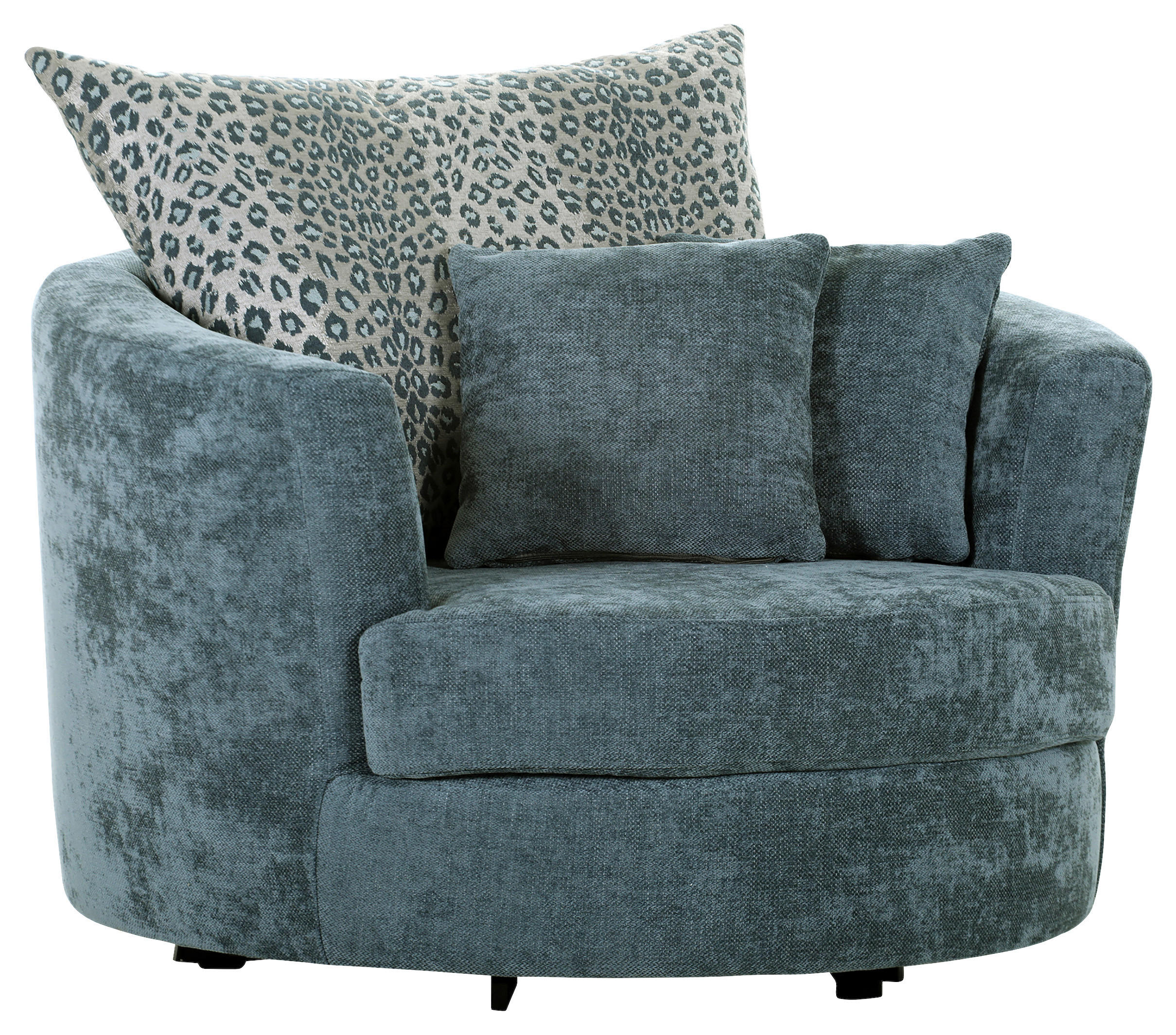 SESSEL in Flachgewebe Blau  - Blau/Multicolor, KONVENTIONELL, Textil/Metall (115/72/115cm) - Carryhome