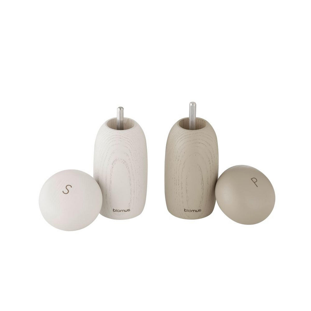 SALZ- UND PFEFFERMÜHLE MOLI  - Beige/Creme, Basics, Keramik (6/13cm) - Blomus