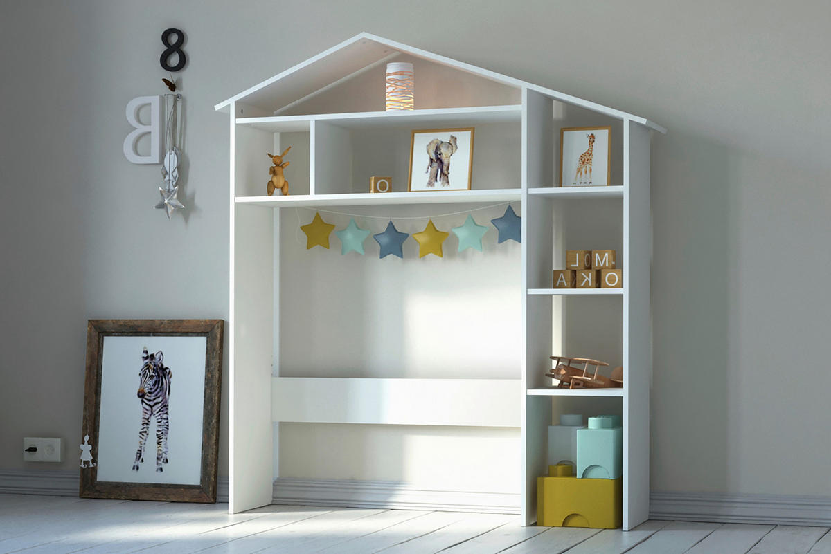 ÜBERBAUREGAL - Weiß, Design, Holz/Holzwerkstoff (148/155/31cm) - Livetastic