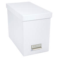 Hängeregisterbox  - Weiß, Basics, Karton/Papier (35/18,5/27cm)