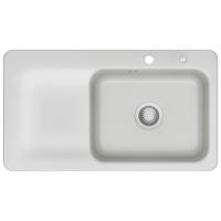 SPÜLE Juna 90 / 50140220  - Hellgrau, Basics, Keramik (90/20/51cm) - Systemceram