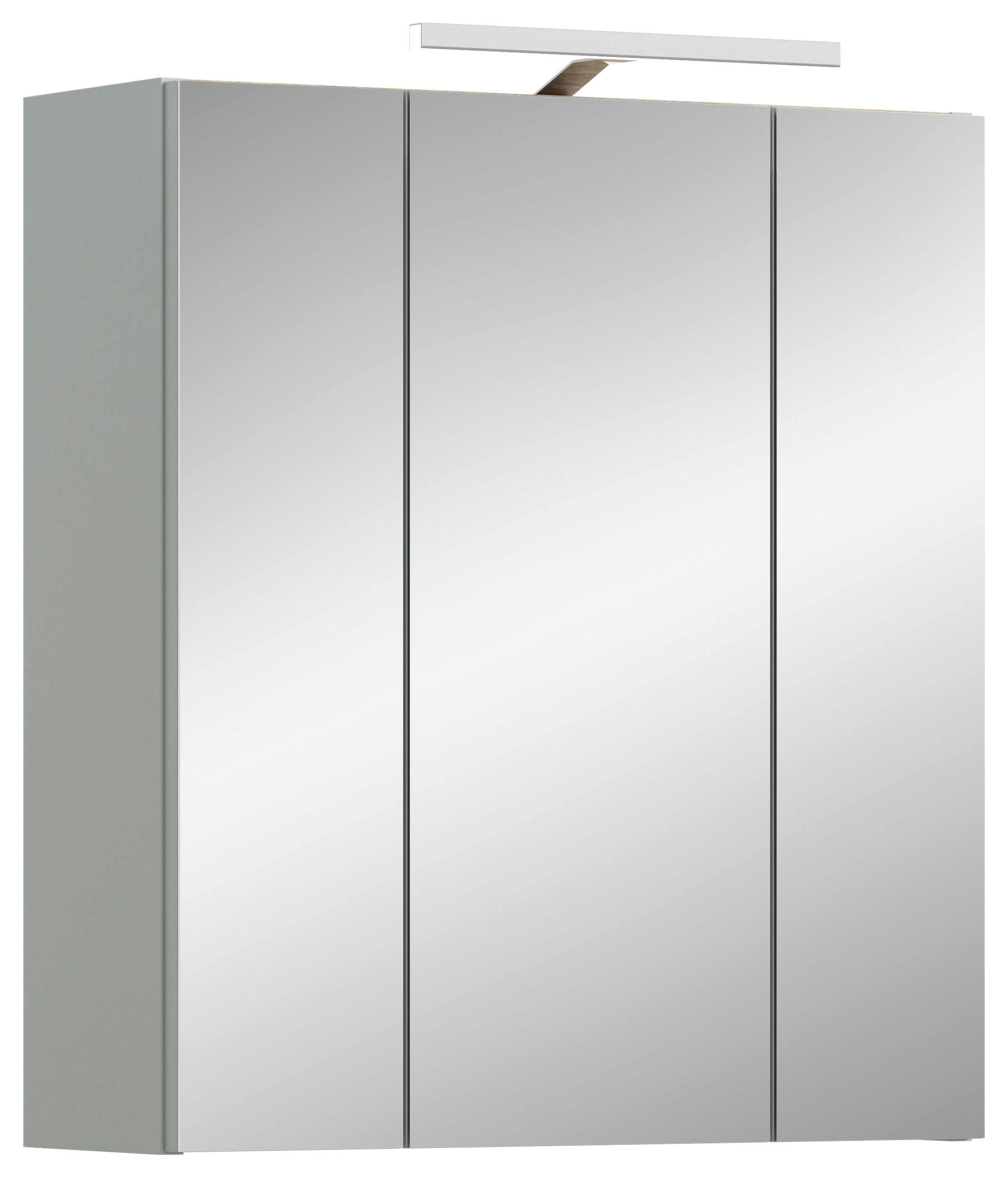 SPEGELSKÅP ekfärgad 68/60/19 cm