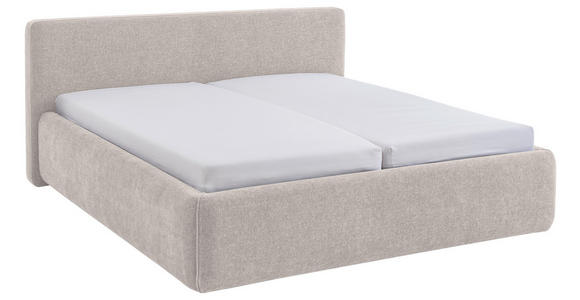 POLSTERBETT 240/200 cm,  in Creme,  - Creme, Design, Textil (240/200cm) - Xora