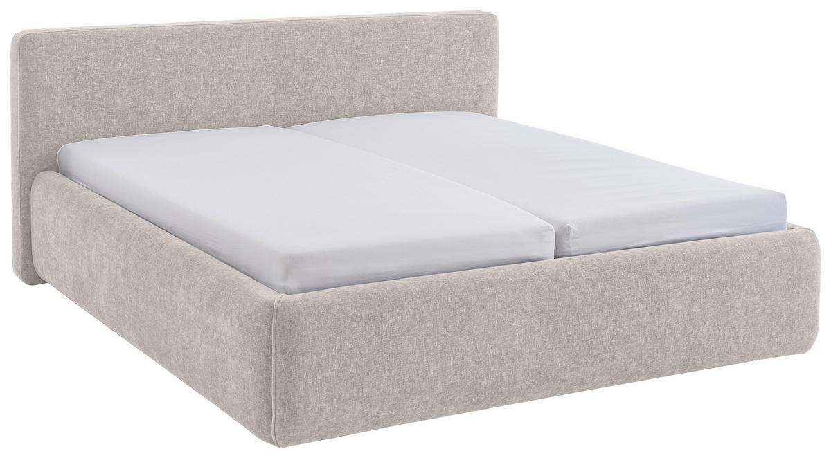 POLSTERBETT 240/200 cm,  in Creme,  - Creme, Design, Textil (240/200cm) - Xora