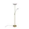 LED-STEHLEUCHTE    - Messingfarben, Basics, Glas/Metall (180/32,5/57cm)