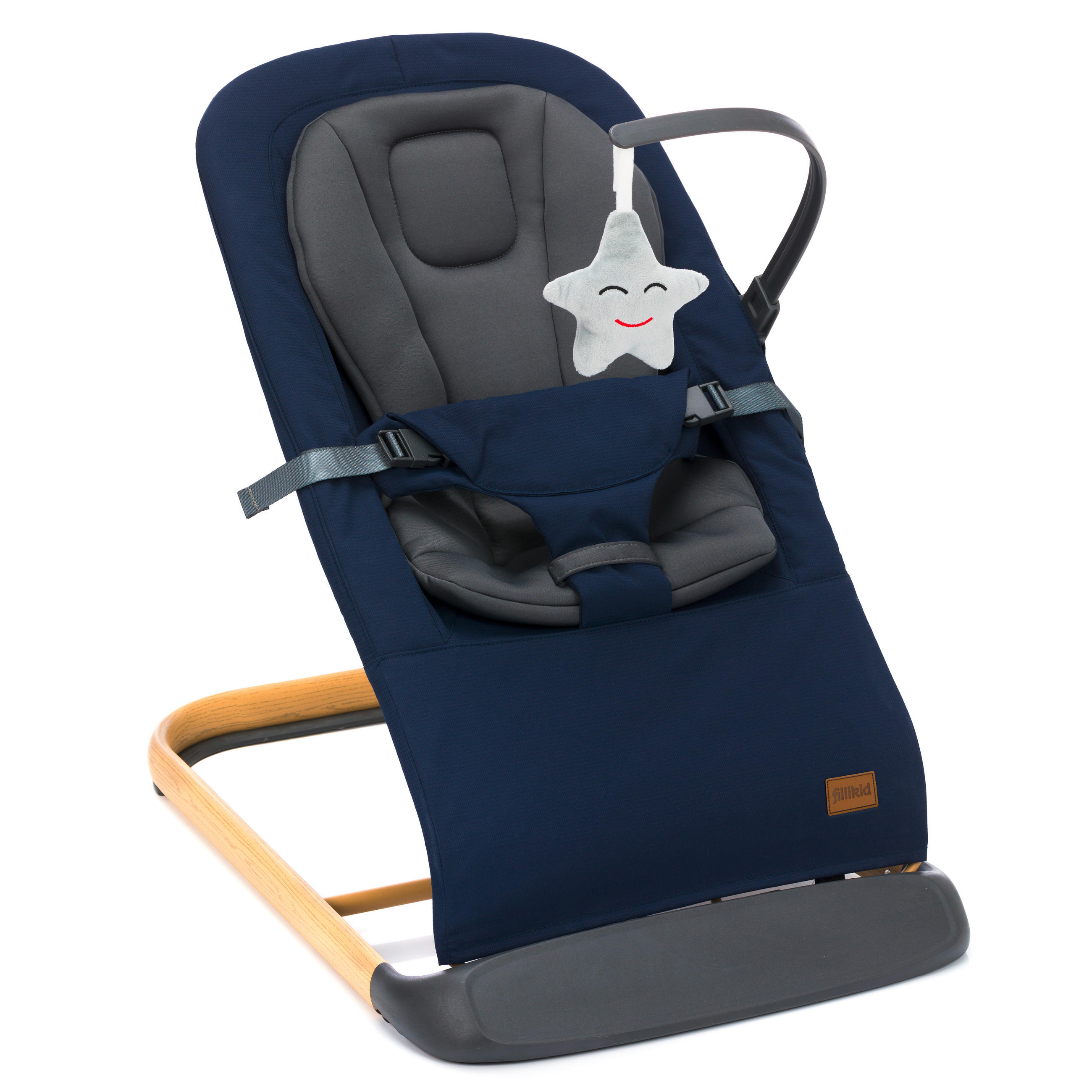 SCHAUKELWIPPE Star   - Dunkelblau, Basics, Textil/Metall (45/90/70cm) - Fillikid