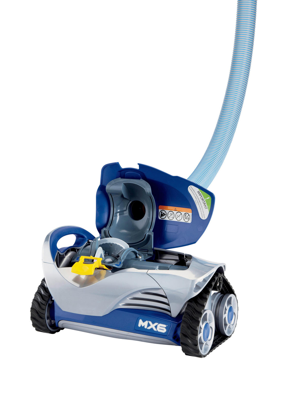 POOLSAUGER 2024  - Blaugrau, KONVENTIONELL, Kunststoff (31/19/22cm) - Gre