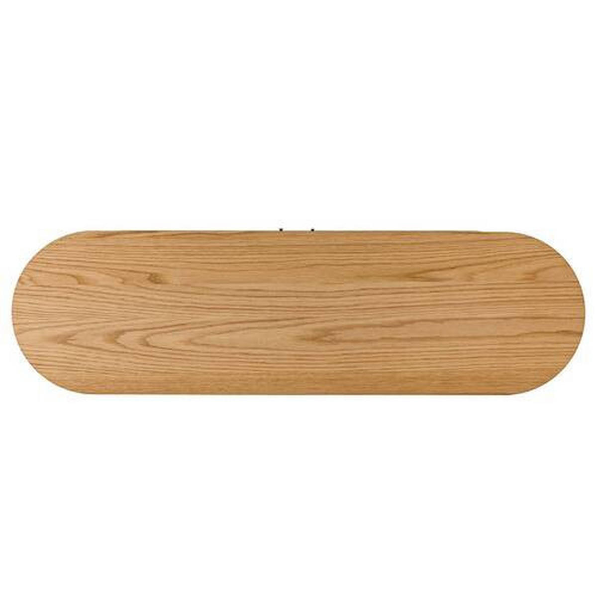 SIDEBOARD svart, ekfärgad  140/76/40 cm  - svart/ekfärgad, Lifestyle, metall/trämaterial (140/76/40cm)