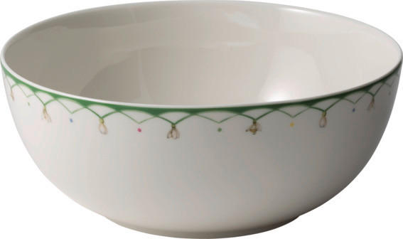 ZDJELA 23,5/23,5/9,5 cm Colourful Spring - bijela/zelena, Basics, keramika (23,5/23,5/9,5cm) - Villeroy & Boch
