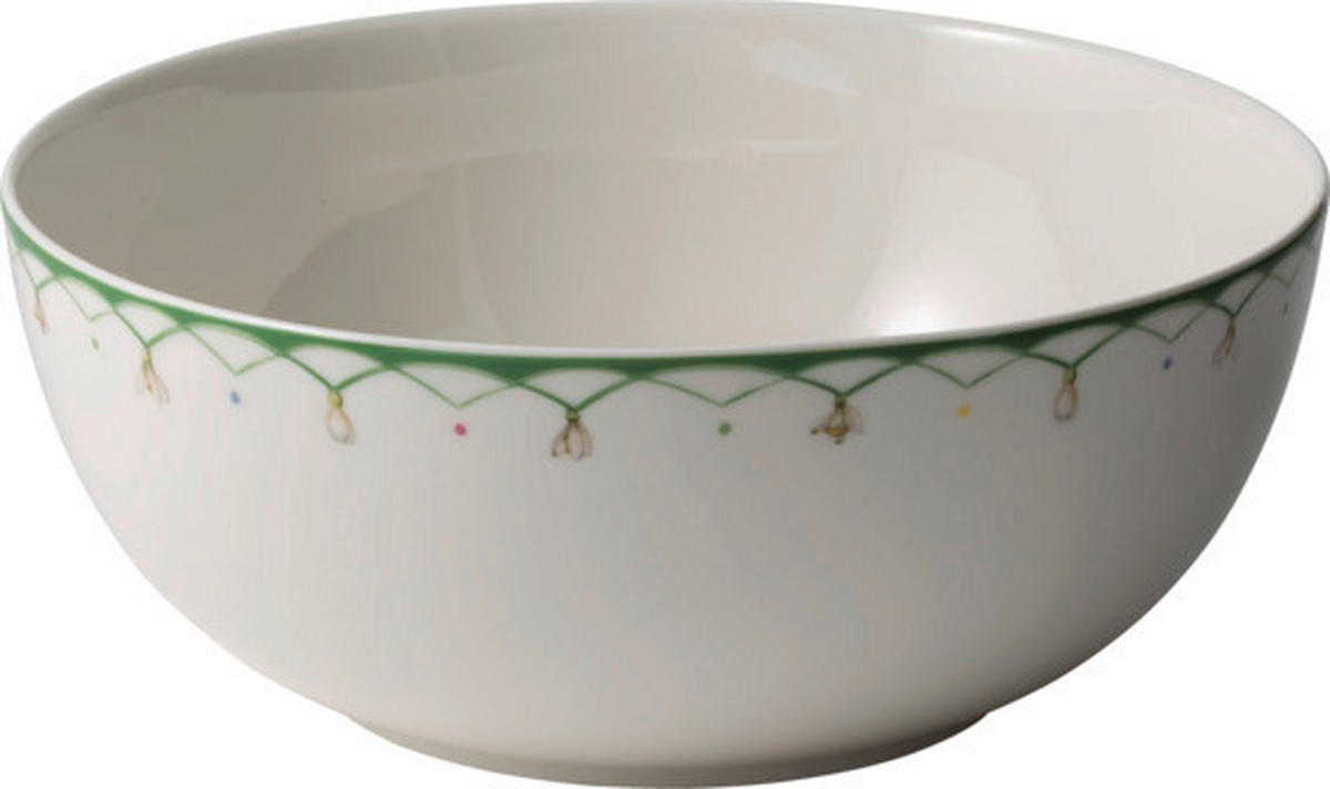 ČINIJA      23,5/23,5/9,5 cm     - zelena/bela, Osnovno, keramika (23,5/23,5/9,5cm) - Villeroy & Boch
