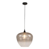 HÄNGELEUCHTE Waco 40/150 cm   - Schwarz/Grau, Basics, Glas/Metall (40/150cm) - Dieter Knoll