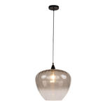 HÄNGELEUCHTE 40/150 cm  - Schwarz/Grau, Basics, Glas/Metall (40/150cm) - Dieter Knoll