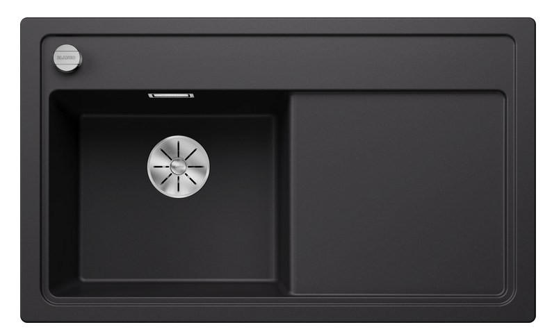SPÜLE Zenar  - Schwarz, Basics, Stein (86/20,2/51cm) - Blanco