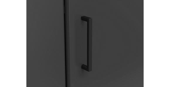 ECKKOMMODE in 101/115/79 cm - Anthrazit/Schwarz, MODERN, Holzwerkstoff/Kunststoff (101/115/79cm) - Carryhome