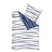 POSTELJINA MOTION 200/200 cm plava, bela  - bela/plava, Konvencionalno, tekstil (200/200cm) - Kaeppel