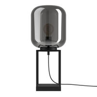 STOLNÍ LAMPA, E27, 25/59/25 cm  - černá, Basics, kov/sklo (25/59/25cm)