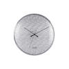 WANDUHR 40/40/4.5 cm   - Silberfarben, KONVENTIONELL, Metall (40/40/4.5cm) - Karlsson