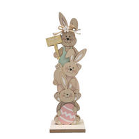 DEKOHASE - Pink/Schwarz, LIFESTYLE, Holzwerkstoff (10/30/5cm)