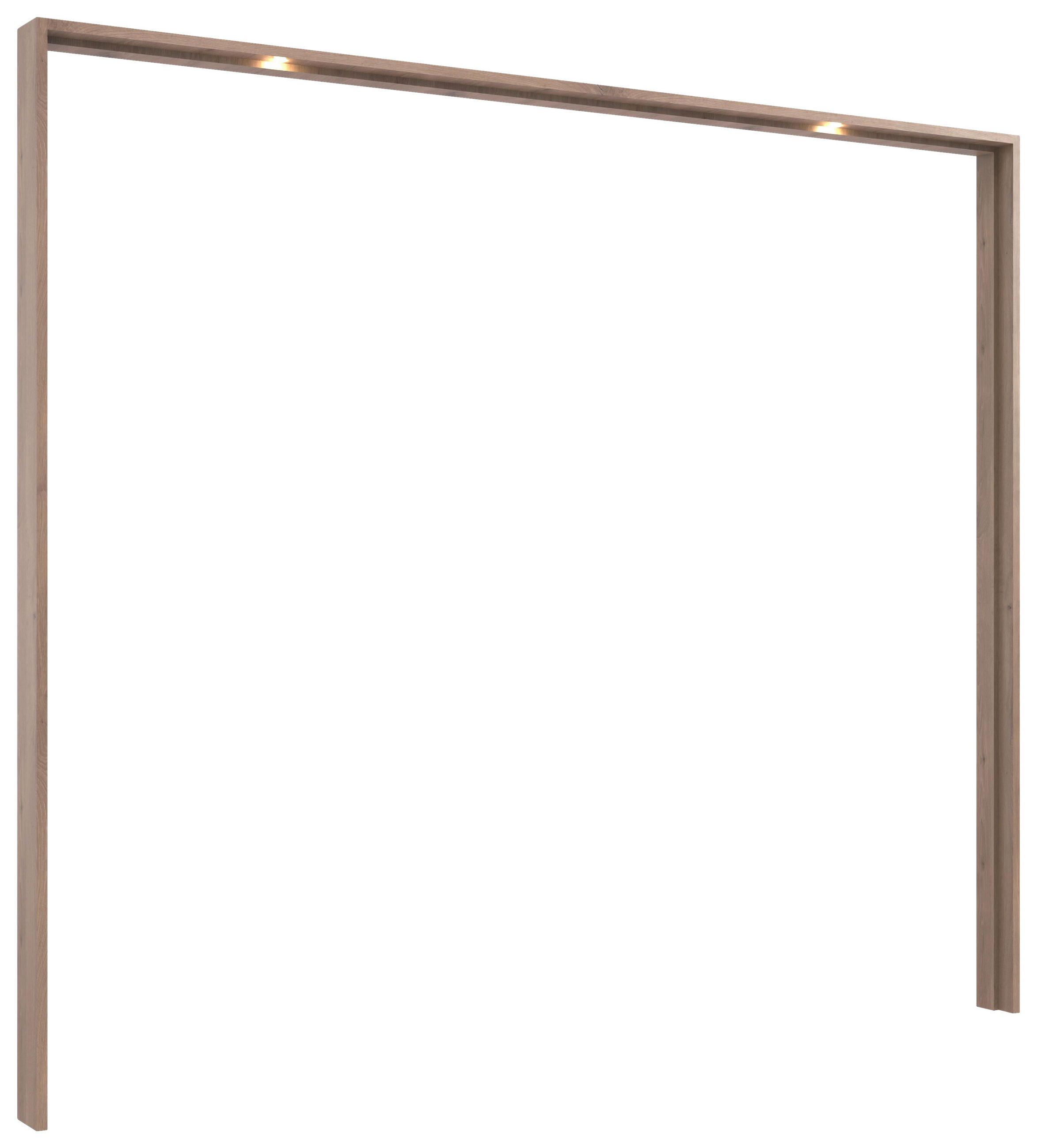 PASSEPARTOUTRAHMEN 204/220/3 cm   - Eiche dunkel, Modern, Holzwerkstoff (204/220/3cm) - Boxxx