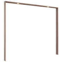 PASSEPARTOUTRAHMEN 204/220/3 cm   - Eiche dunkel, Modern, Holzwerkstoff (204/220/3cm) - Boxxx