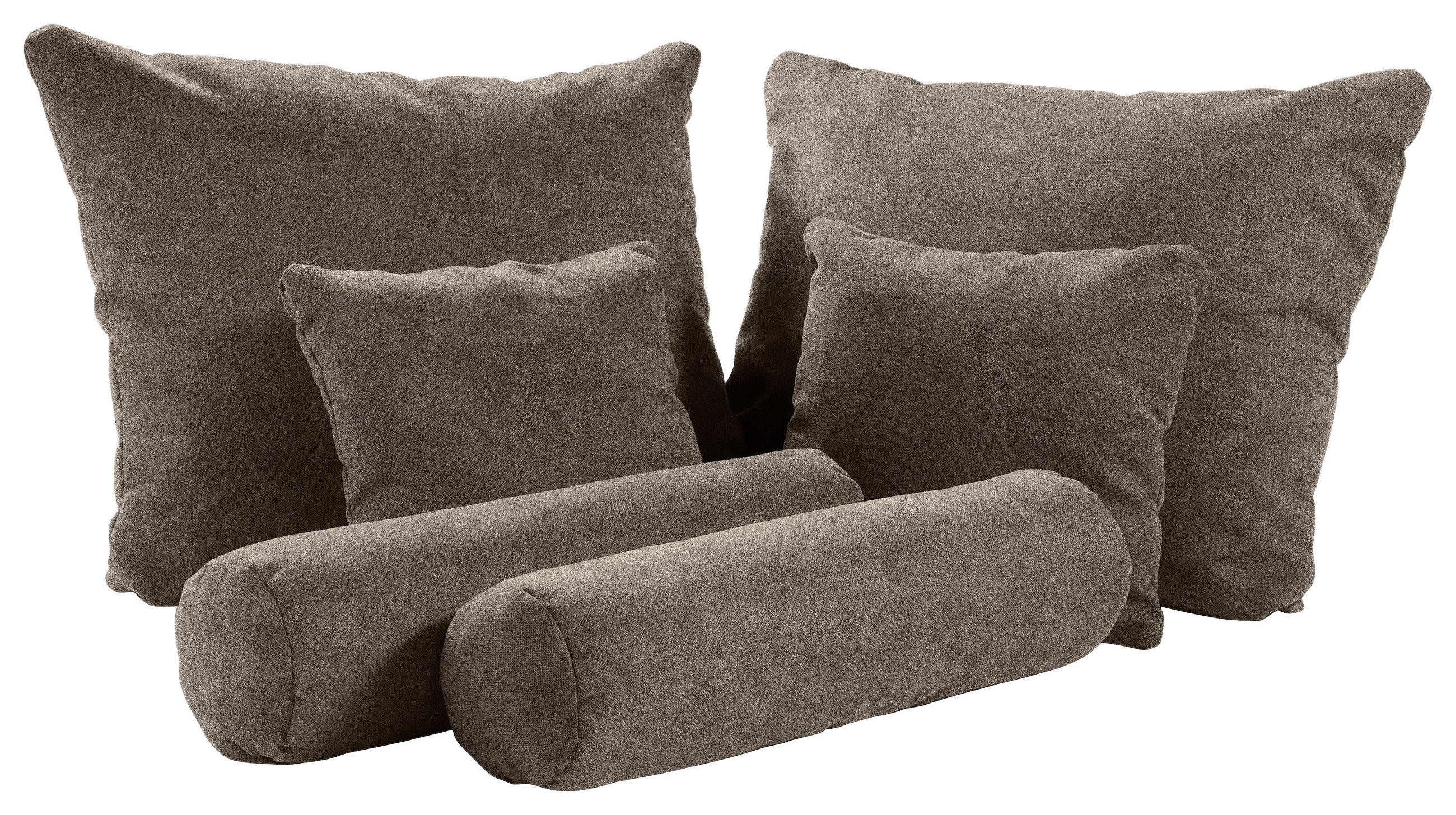 KISSENSATZ 6-teilig  - Braun, Design, Textil - Esposa