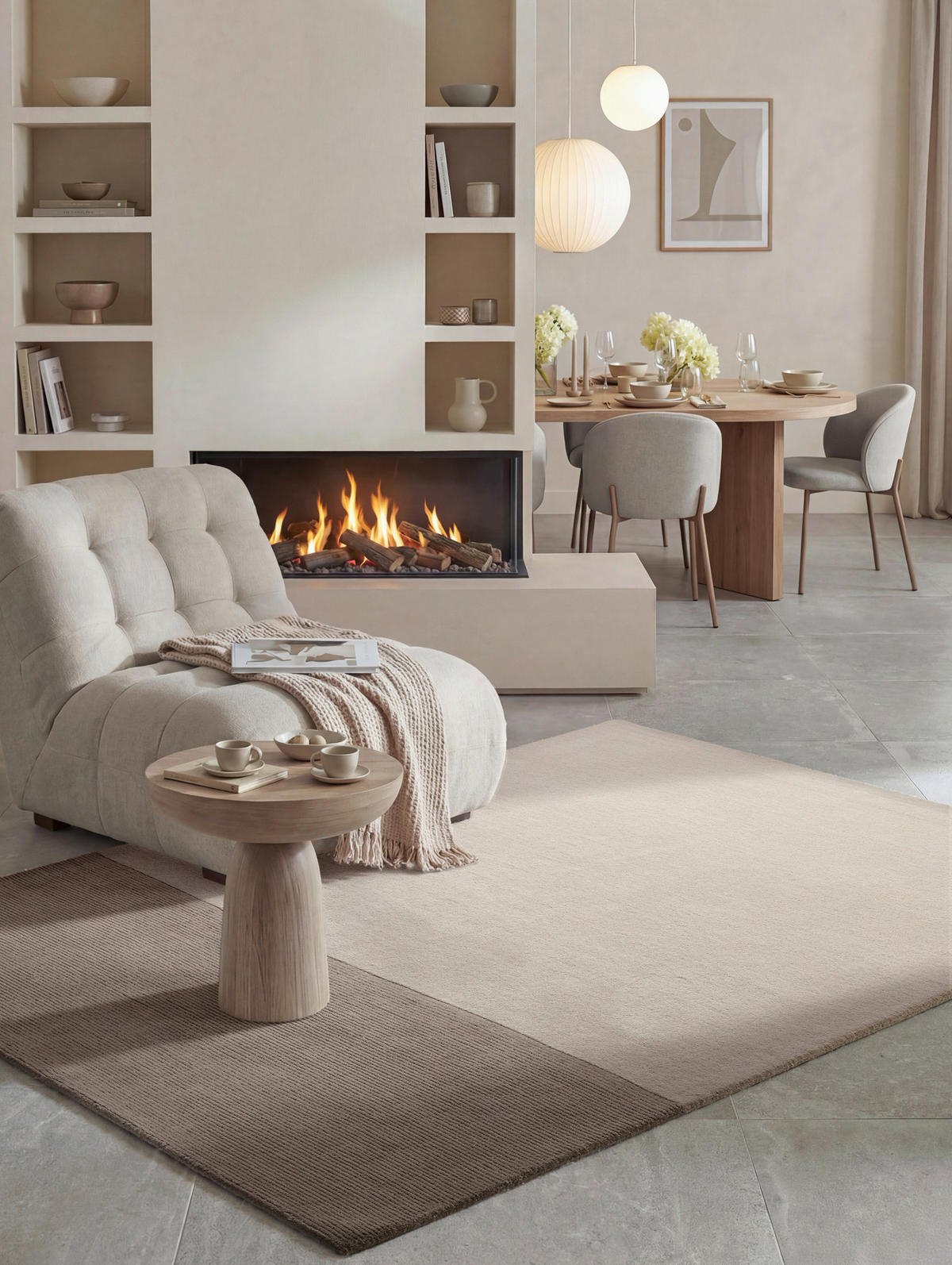 WOLLTEPPICH Wohnzimmer 200/290 cm Kollektion 1888 Hugo Creme, Beige rechteckig  - Beige/Creme, Basics, Textil (200/290cm) - Villeroy & Boch