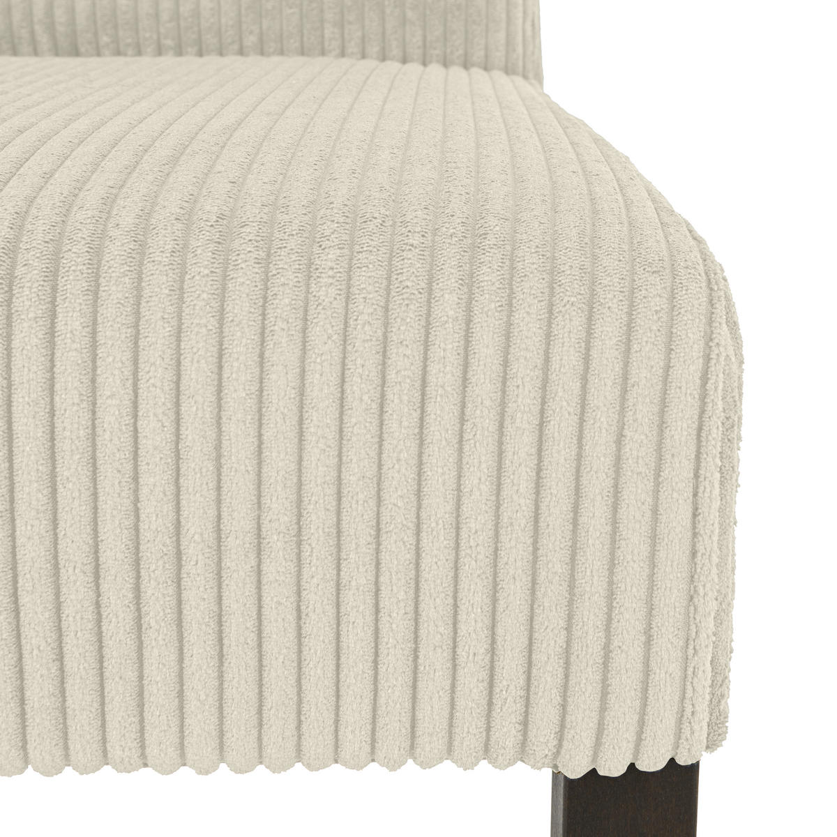 STUHL Webstoff Beige Buche massiv  - Wengefarben/Beige, MODERN, Holz/Textil (48/95/62cm)