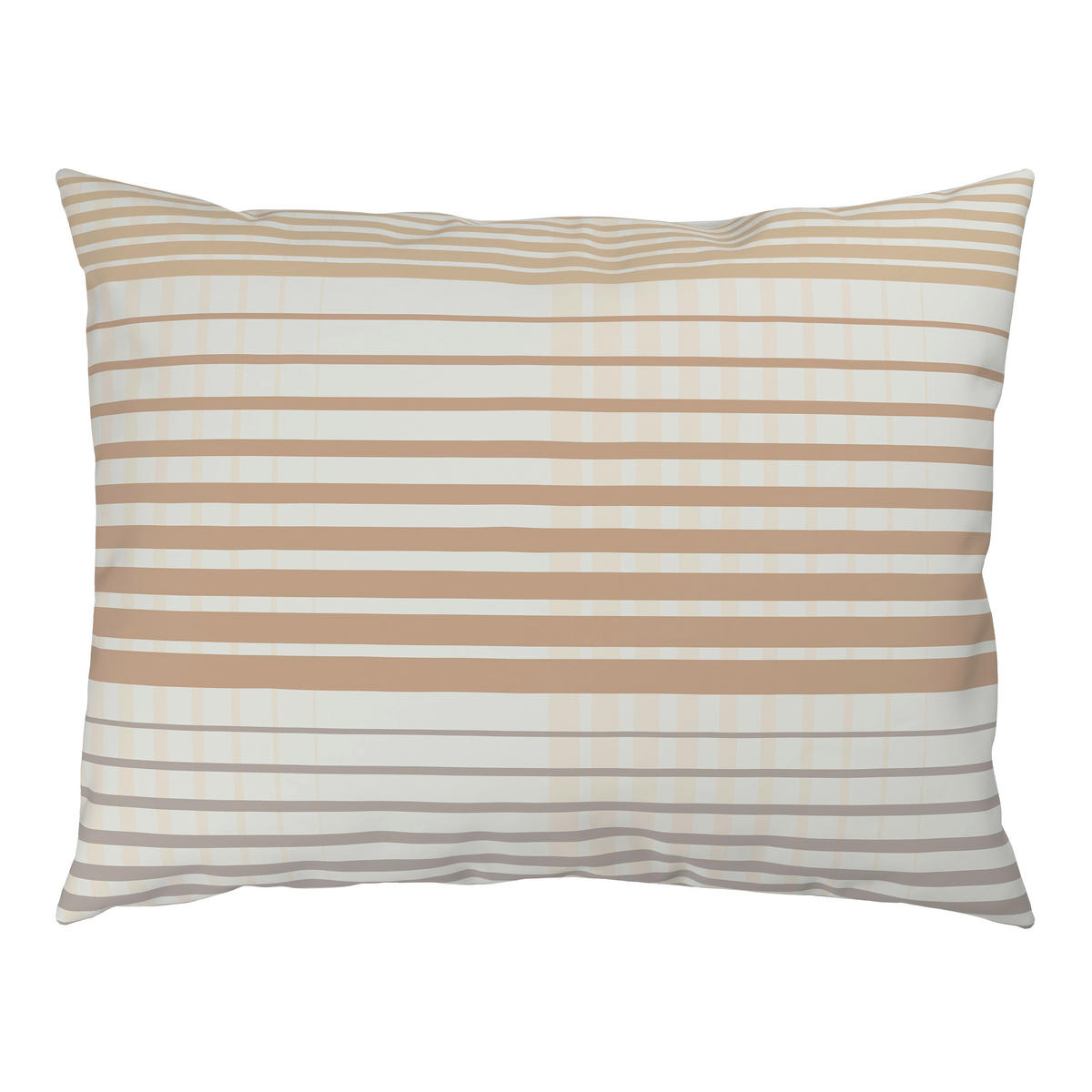 BETTWÄSCHE 2-teilig Satin 140/200 cm  - Taupe/Grau, Design, Textil (140/200cm) - Dieter Knoll