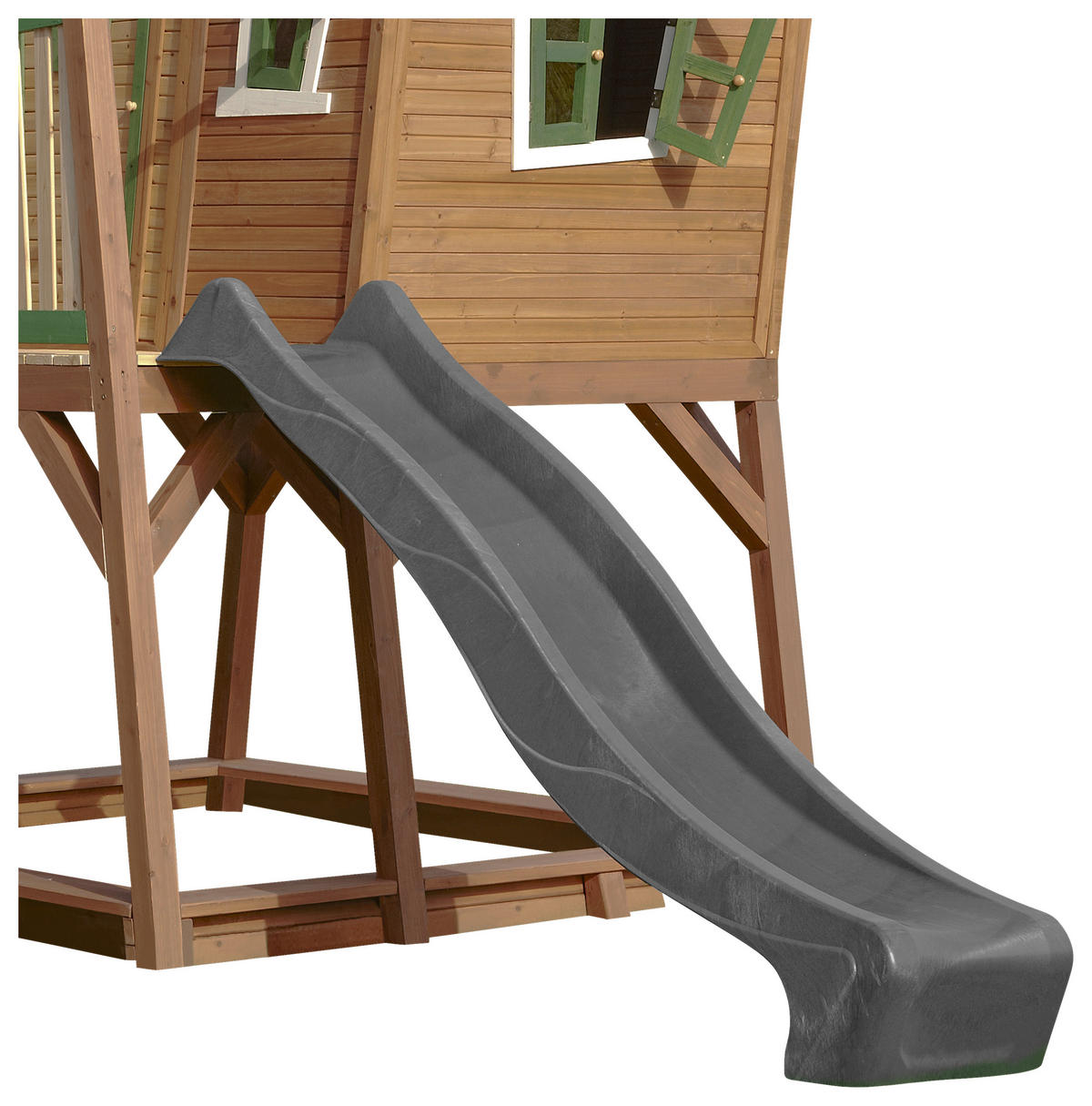 SPIELTURM 432/288/193 cm  - Braun/Grau, KONVENTIONELL, Holz (432/288/193cm) - Ambia Garden