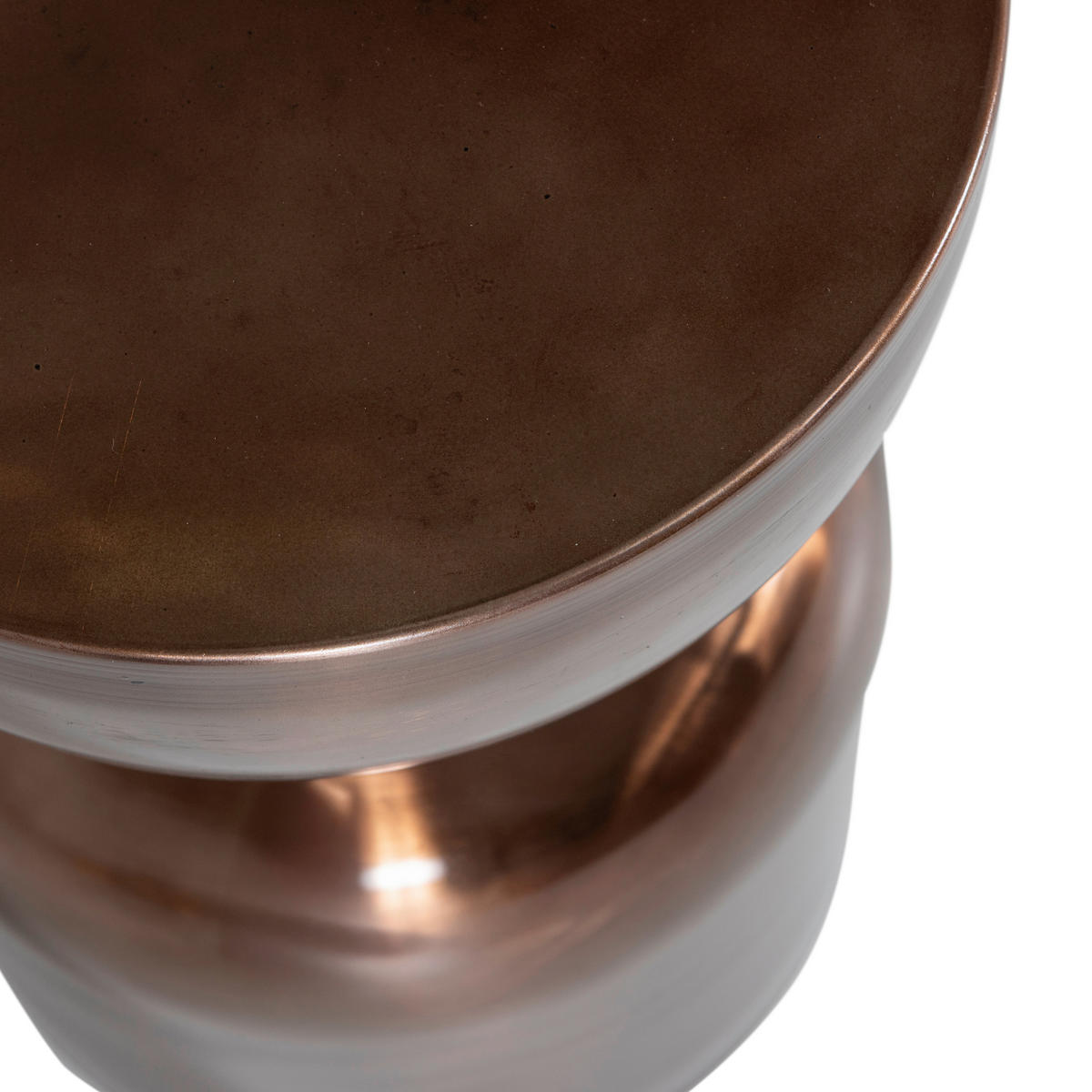 BEISTELLTISCH 30/30/47 cm Frits Bronzefarben rund  - Bronzefarben, Design, Metall (30/30/47cm) - Livetastic