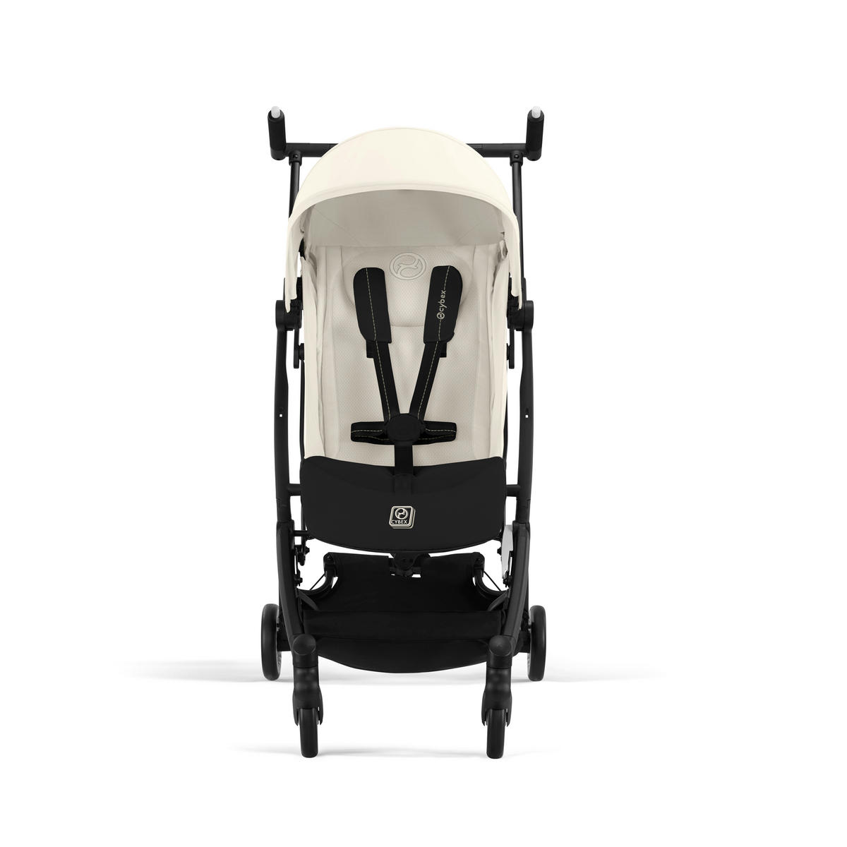 BUGGY Libelle  - Schwarz/Weiß, Basics, Textil/Metall (71/52/102cm) - cybex GOLD